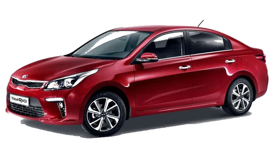 Kia Rio for rent in Playa del Carmen - Manual 5 passengers